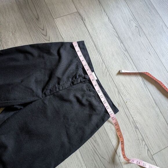 Tach Nicanor Black Linen Fringe Tassel Bohemian Pants Size Large - Picture 2 of 9